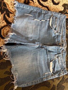 Universal Thread Light Blue Distressed Denim Jean Shorts